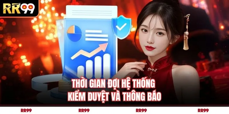 Thời gian đợi hệ thống kiểm duyệt và thông báo