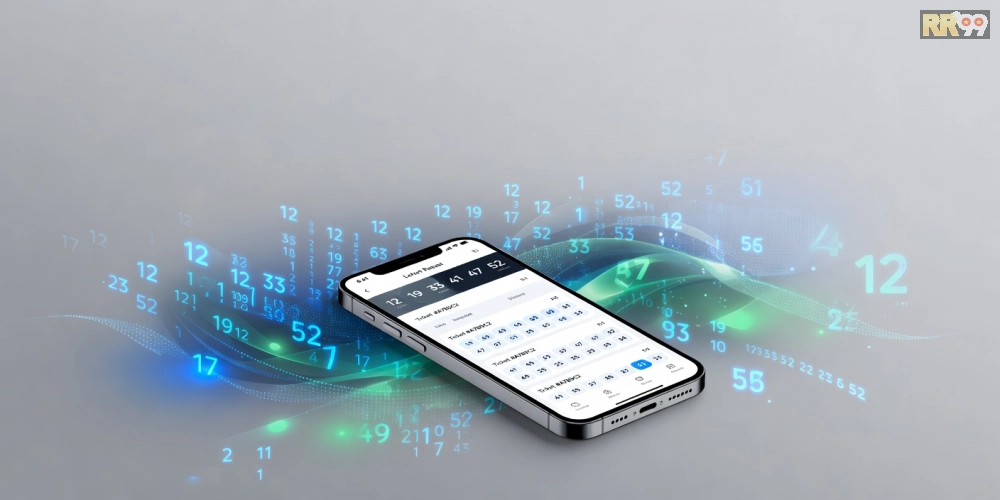 Minh họa khái niệm xổ số minh ngọc rr99 với giao diện hiện đại và kết quả realtime