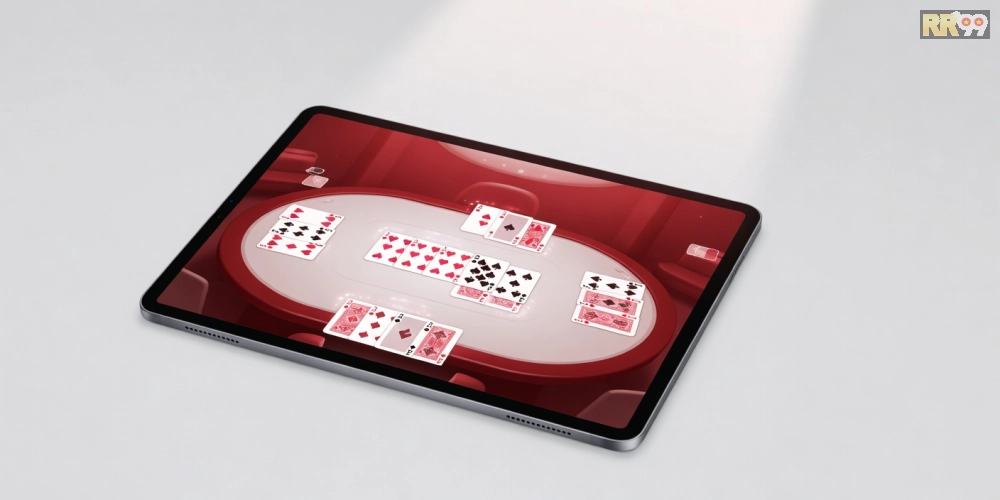 Giao diện chơi Phỏm trên nền tảng rr99 với đồ họa sống động và tính năng đổi thưởng nhanh chóng