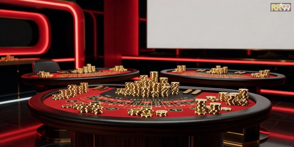 Caption mô tả ưu đãi casino rr99 với bàn chơi và phần thưởng hấp dẫn